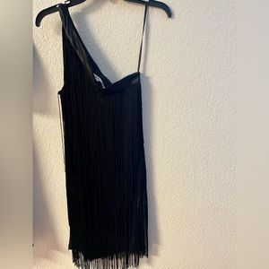 Chelsea & Violet Gatsby Black Party Dress